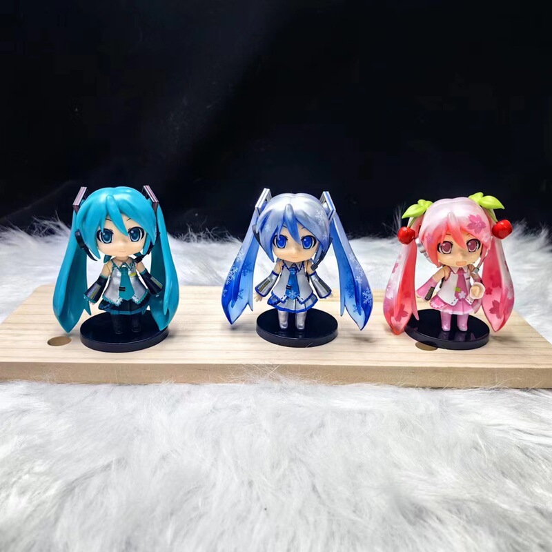 Q バージョンフィギュア初音ミク歌姫鏡音取り外し可能なモデル装飾品ケーキデコレーションミクアニメスポット卸売|undefined