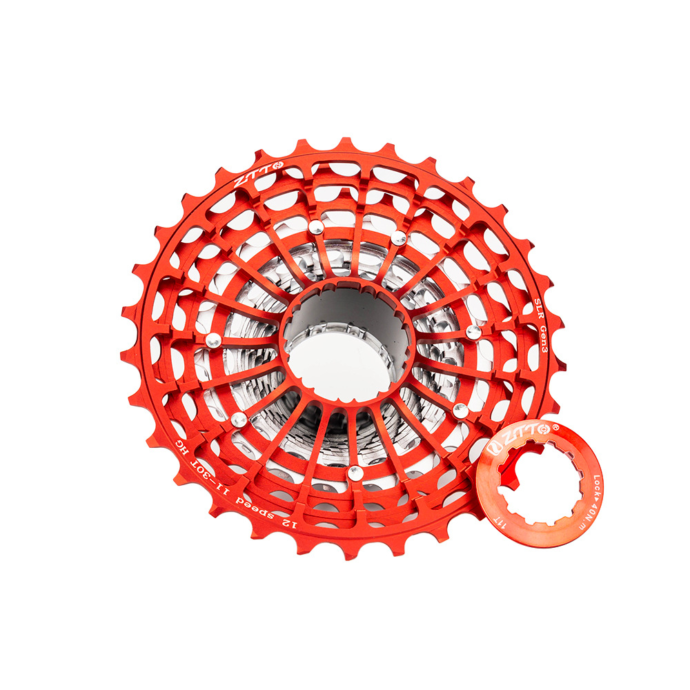 ZTTO bicicleta de carretera aviación de aluminio súper duro y duradero volante ligero CNC volante de bicicleta de carretera todo en uno