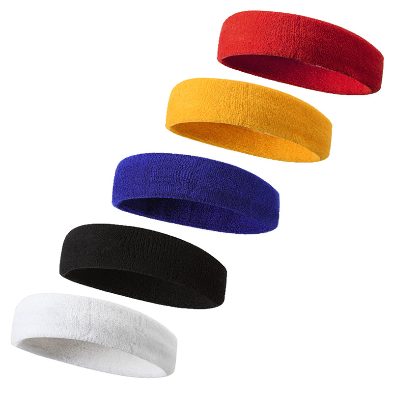 Cross-border sports headbands, high-elastic breathable sweat-absorbing headbands, headscarves for fitness, running, yoga, men's and women's headbands wholesale