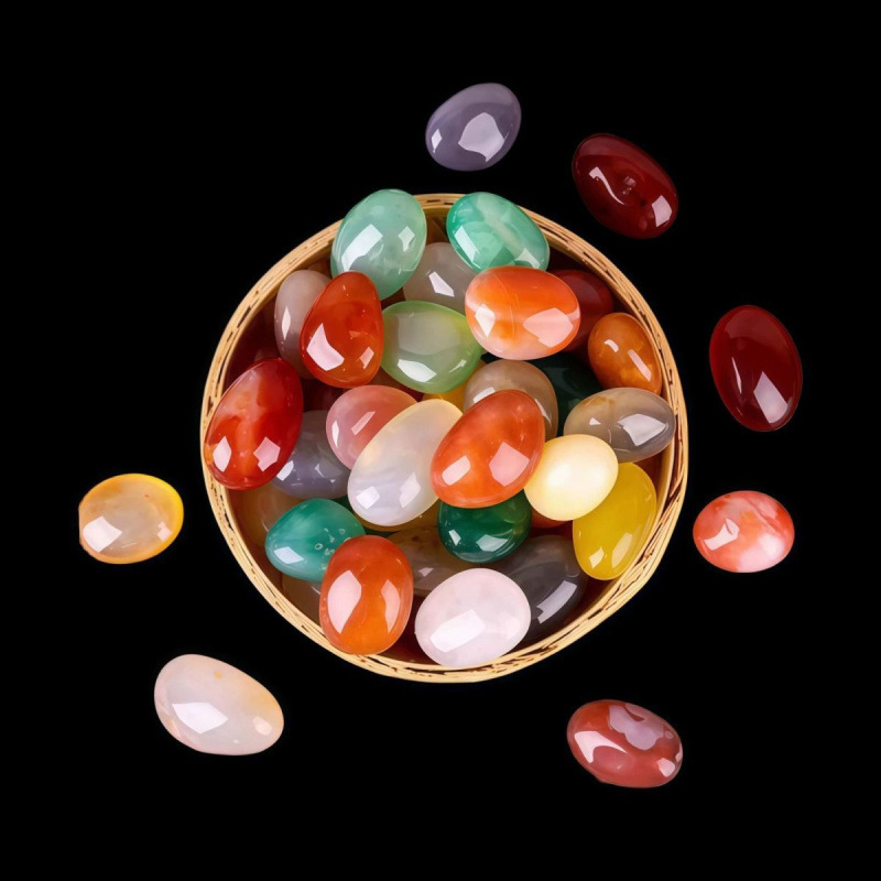 Piedra de lluvia natural colorida piedra rosa guijarro roca pequeña decoración acuario hidropónico de maceta