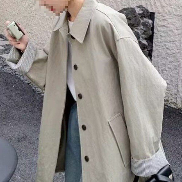 ストライプの新しいスタイルのスプライシングラペルアメリカンスタイル 2025 ウインドブレーカージャケット女性の春と秋のジャケット小柄なカジュアル|undefined