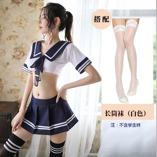 Sexy más tamaño pijamas bellyband traje de mucama lencería sexy uniforme seductor papel backless Chubby Girl nightdress coqueta