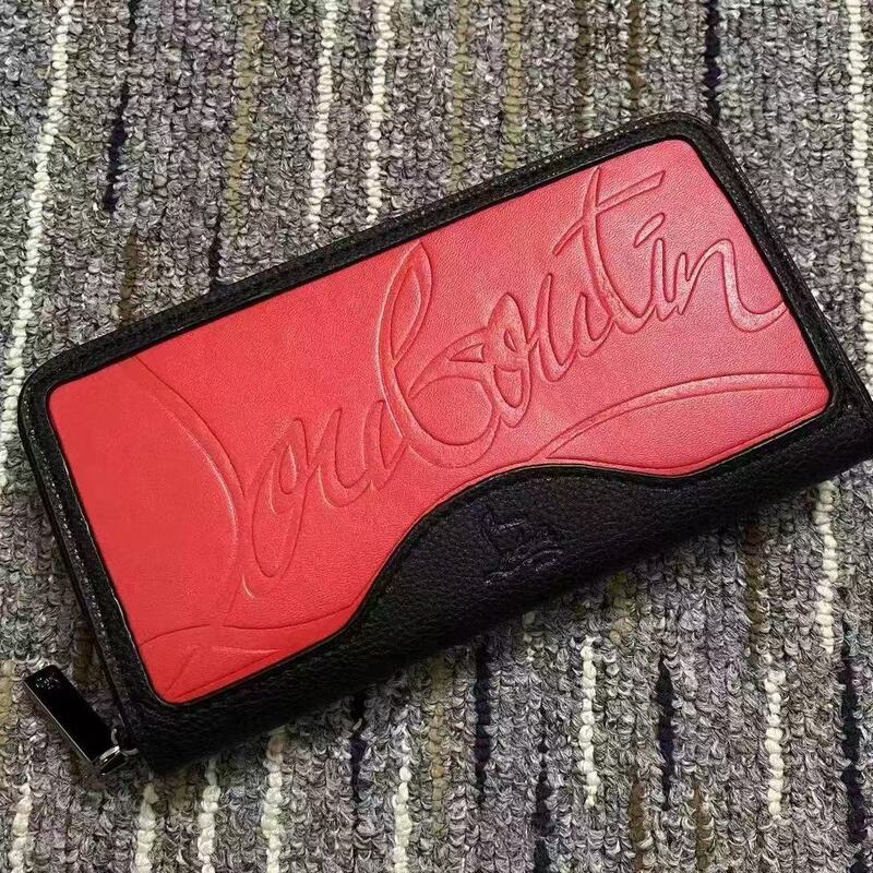 New Fashionable Red-Bottom Embroidered Long Wallet for Women, Genuine Leather Zipper Bag, Trendy and Versatile, Daily Commute Clutch Bag New Fashionable Red-Bottom Embroidered Long Wallet for Women, Genuine Leather Zipper Bag, Trendy and Versatile, Daily Commute Clutch Bag