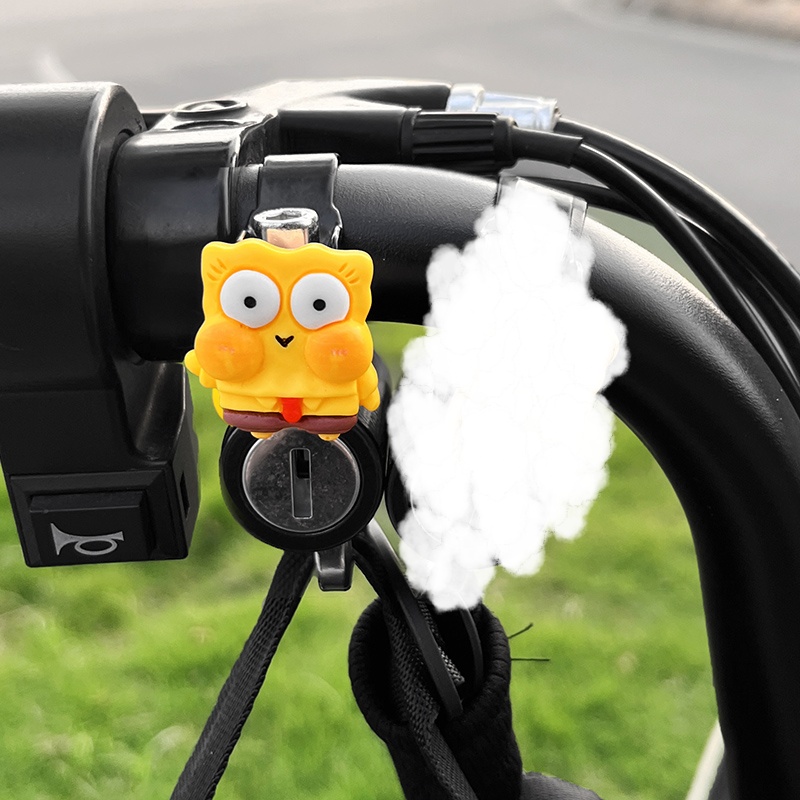 Electric car helmet lock anti-theft fixed hook cute cartoon motorcycle battery car safety helmet anti-theft lock universal