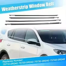 Suitable for Toyota Rav4 Rongfang 2013-2018 Car Door and Window Glass Outer Pressure Strip Water-Blocking and Water-Cutting Sealing Strip