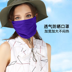 Hot style ear-hanging sunscreen, new dust-proof, anti-smog, thin, breathable face mask for spring and summer cross-border