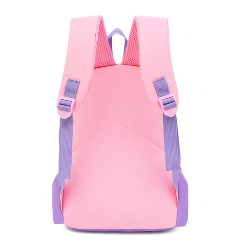 Ladies' live streaming wholesale double shoulder backpack for 2-9 year old children, cartoon style, kindergarten girl school bag, princess backpack