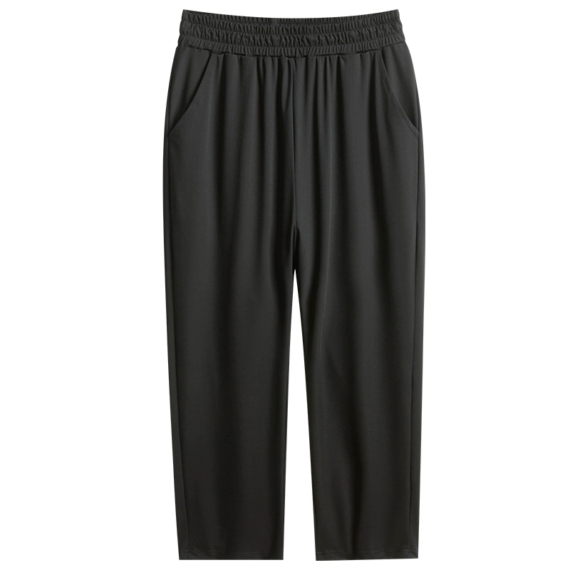 Silk thin trousers for mother, for middle age