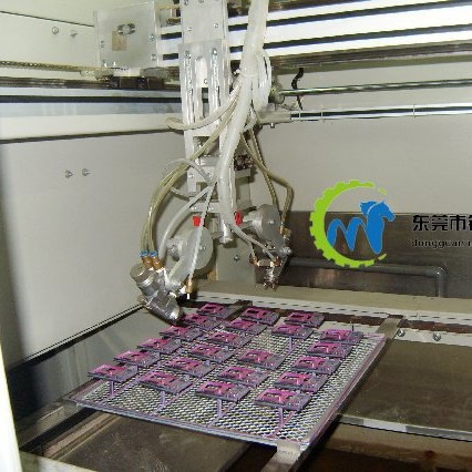 手机按键喷漆机往复式在线喷漆涂装生产设备