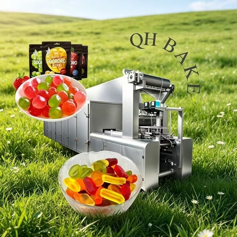 Fully Automatic Cooking and Pouring Integrated Gummy Candy Machine, Two-Color Layered Gummy Candy Processing Equipment, Multi-Flavor Fruit Gummy Candy