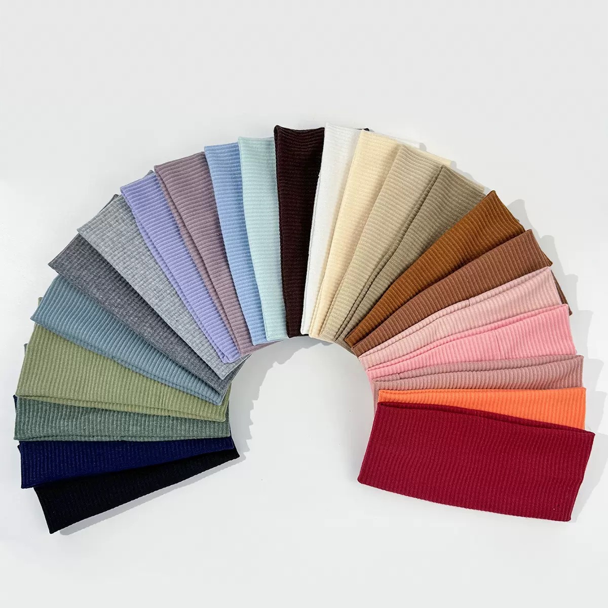 Hot-Selling Solid Color New Style Hairbands, Cross-Border Dropshipping Elastic Headscarf-Style Hairbands, Soft and Stretchy Headscarf-Style Hairbands