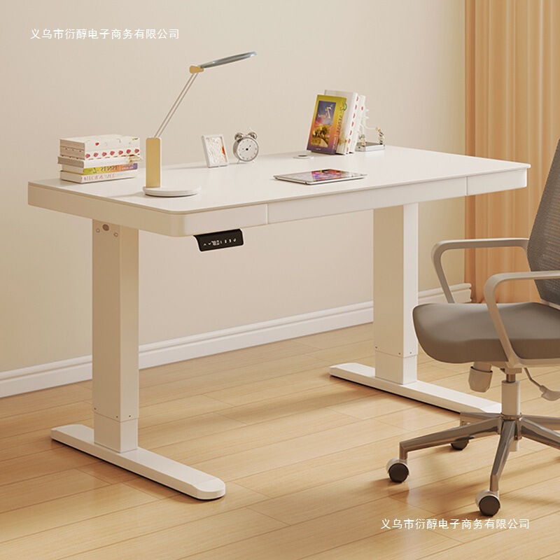 Electric Table Lifting Solid Wood Desk Fully Automatic Computer Desk E-Sports Home Liftable Smart Desk Workbench