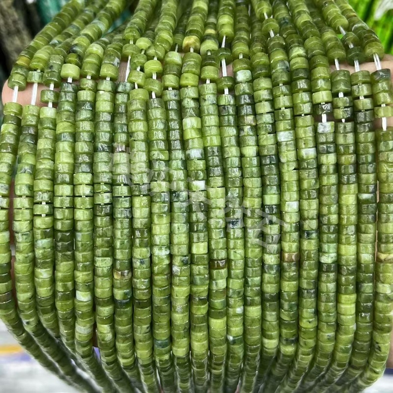 2*4mm天然石管珠隔片散珠玉髓青金水晶圆柱隔珠diy饰品配件批发|undefined