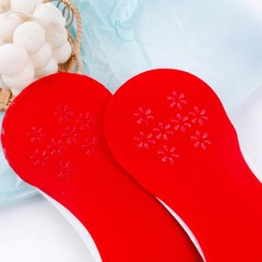 大紅色結婚襪子女硅膠薄款蕾絲超淺口棉底高跟鞋隱形襪喜慶本命年