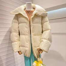 2023冬季女裝羽絨服A版加厚面包服立領江南風格小個子時尚外套潮