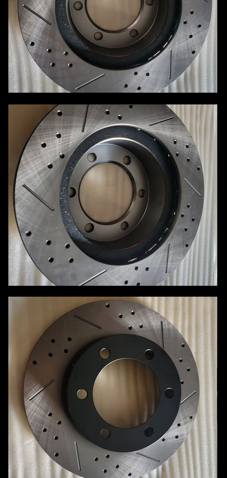 43512-35210 Is Suitable for Toyota Alphard Previa Front Brake Disc Slotting and Drilling Performance Upgrade
