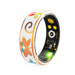 クロスボーダーR18スマートリングエナメル工芸心拍数血酸素運動睡眠モニタリング防水Smart Ring