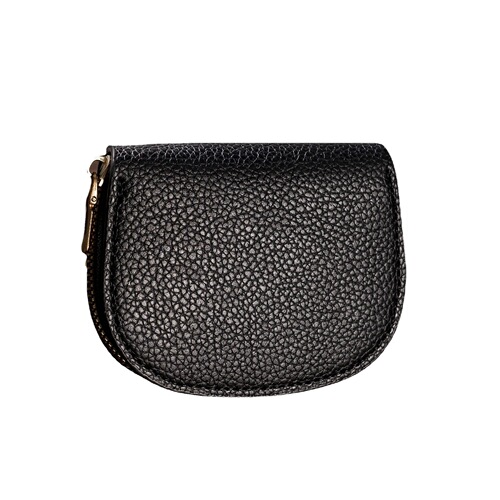 Fashionable Japanese-style small fresh breeze shell half-round accordion card case multi-card slot card protector credit card storage bag