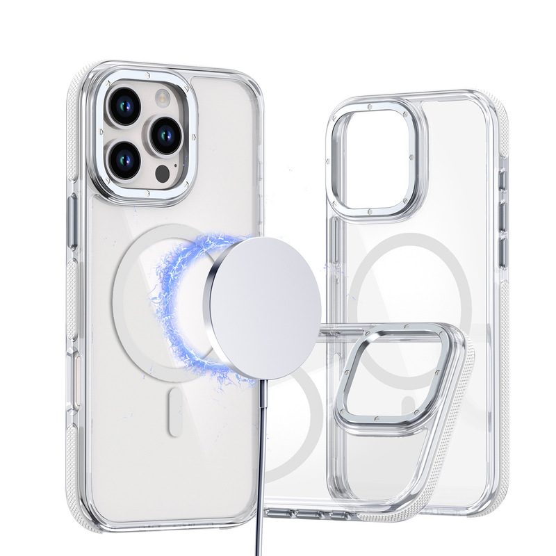 双色透明适用iPhone17air手机壳磁吸苹果16Promax防摔全包保护套|undefined
