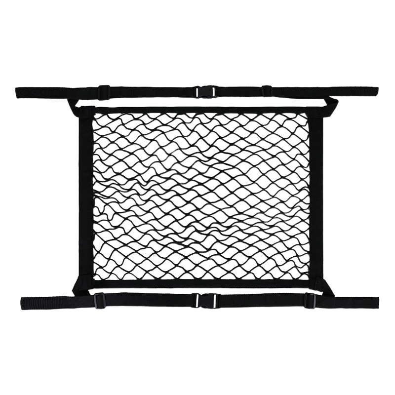 Suministro directo de fábrica transfronterizo Co-conducción de coche completo asiento elástico neto bolsillo tronco almacenamiento neto bolsillo bolsa de almacenamiento de coche