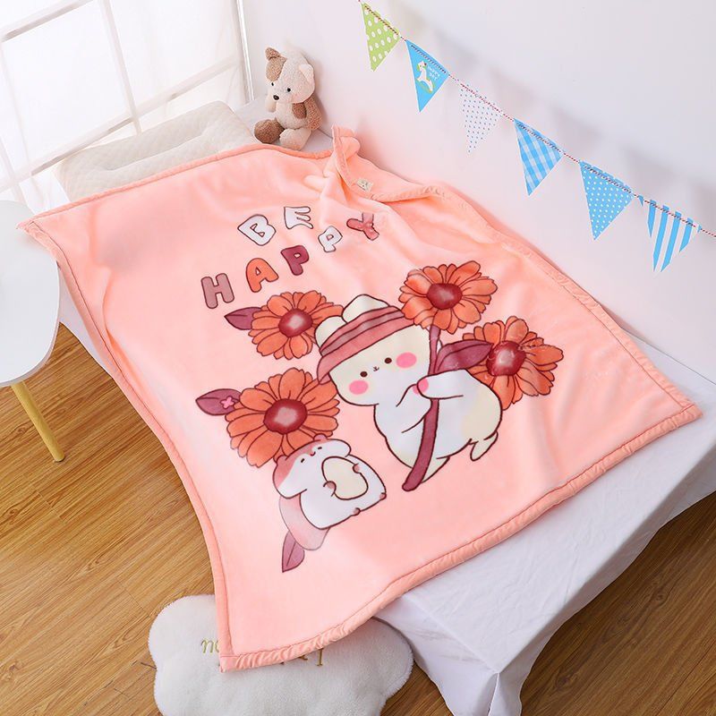 2.5kg 두꺼운 사각형 담요-가벼운 핑크 125*130