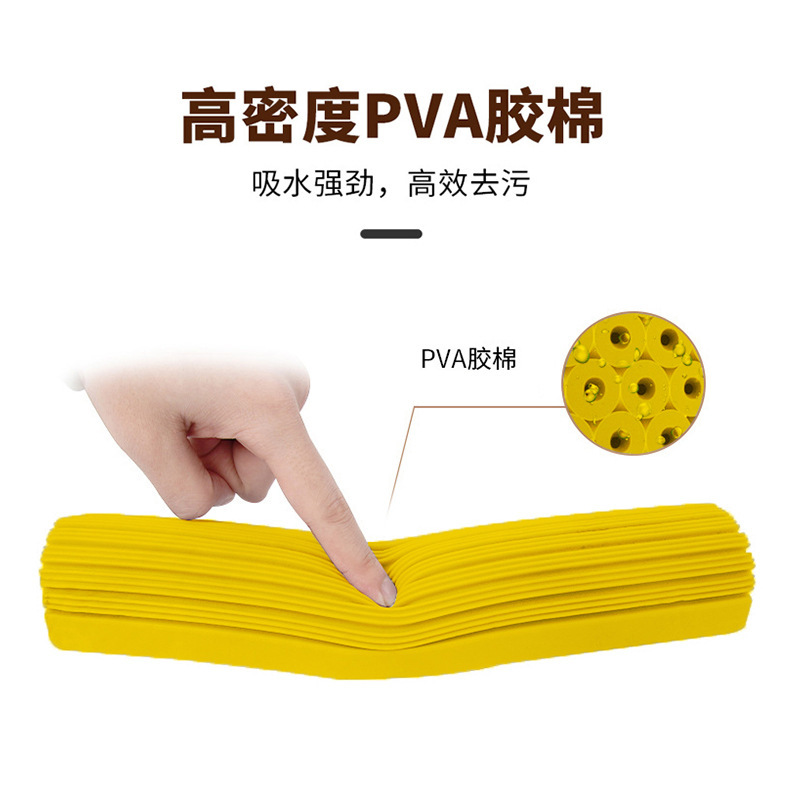 Esponja absorbente fregona perezosa mano libre lavado algodón fregona simple hogar retráctil rodillo fregona al por mayor