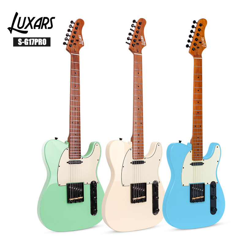New high-end TL electric guitar SG17-PRO carbon roasted maple new design round product silk silk guitar