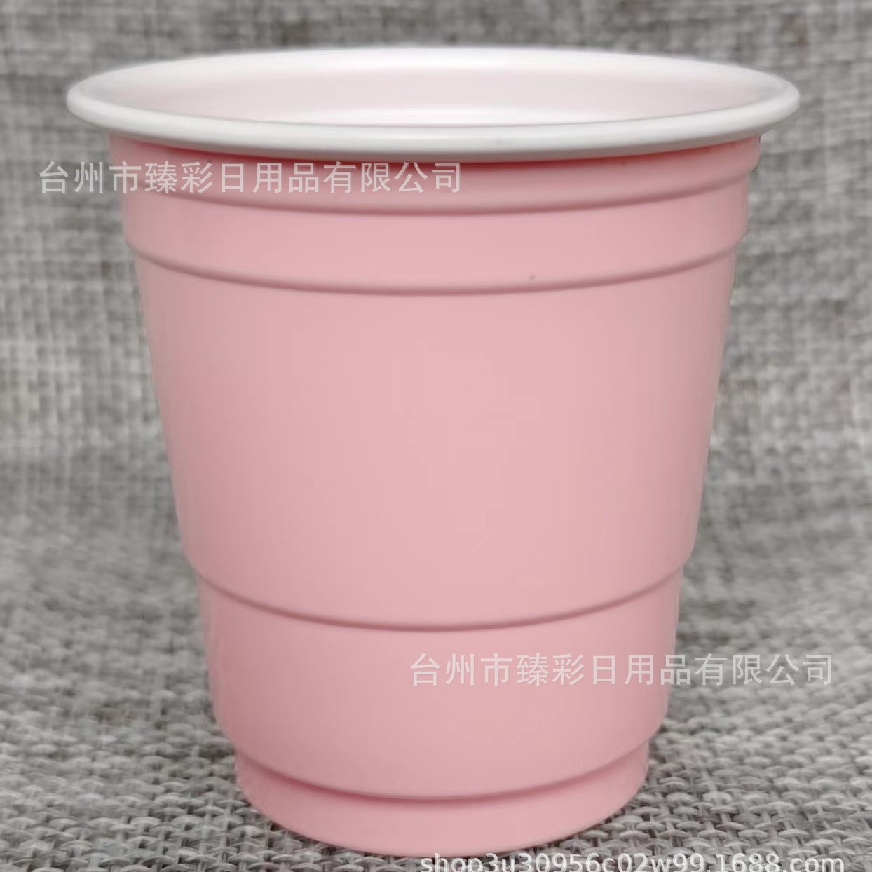 Una taza PS58ml2oz desechable de plástico de doble color Copa partido copa de vino tostada de la boda juego Taza taza de sacrificio