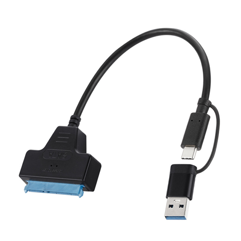 USB3.0 al cable externo del adaptador del disco duro de SATA cable mecánico de estado sólido del disco duro de 2,5 pulgadas Cable de impulsión fácil del usbtosata