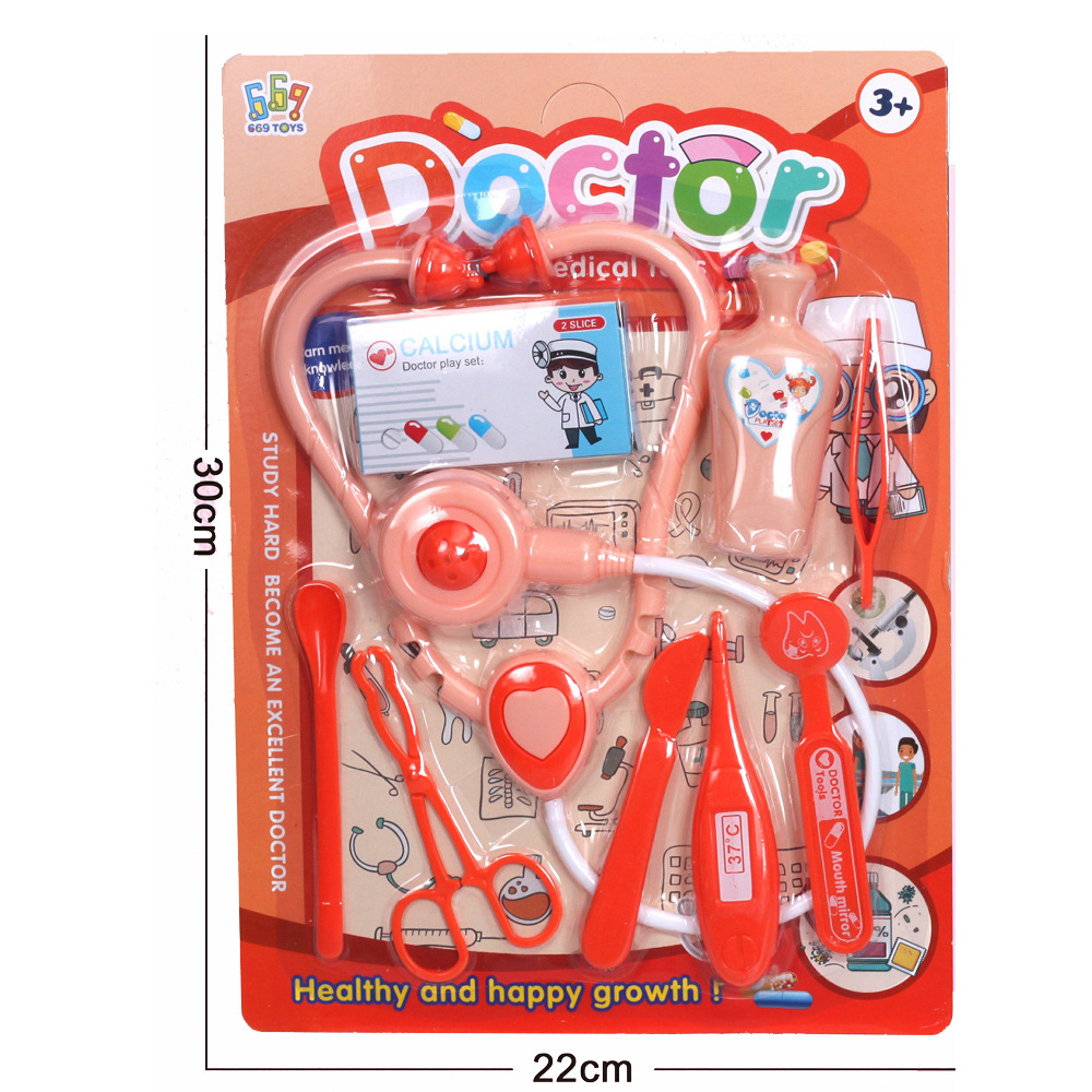 Iluminación para niños Juego de herramientas médicas para médicos Doctor medical kit juguetes de rol