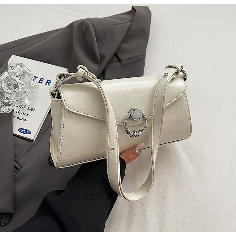 Die beliebte kleine quadratische High-End-Mode-Sticktasche aus Ölwachsleder dieses Jahres, einfache Umhängetasche mit einer Schulter_voghion.com