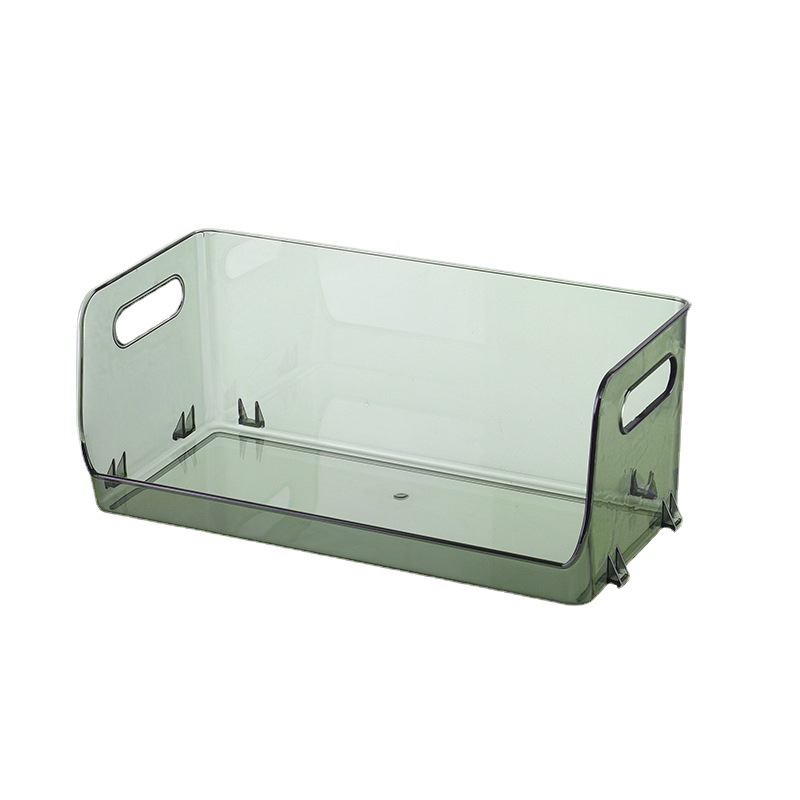 Nueva caja de almacenamiento transparente de lujo ligero de almacenamiento en rack apilable máscara cosmética Almacenamiento en rack misceláneas del hogar organización