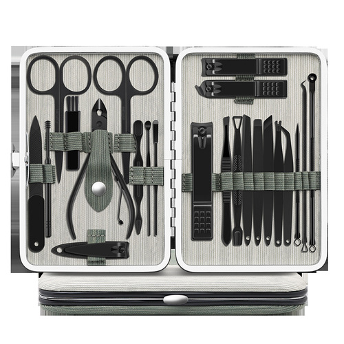 Stainless steel nail clipper set, manicure and pedicure scissors, personal care tools, beauty set