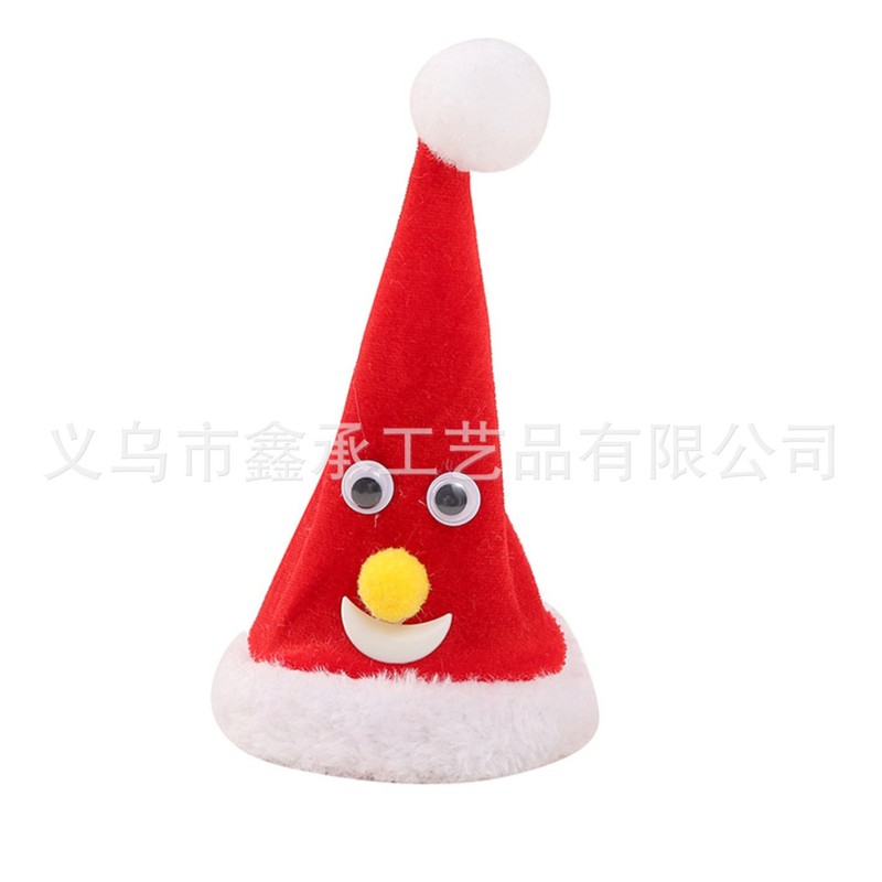 ビーズ登り電動音楽サンタクロースはしご鹿引き車創意クリスマスプレゼントクリスマス装飾置物|undefined