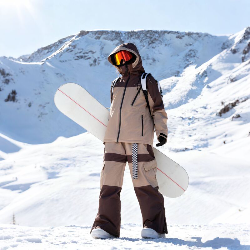 Ski Clothing for Men and Women, 3L Padded Hardshell Professional Waterproof Ski Jacket and Pants Set, Supports Dropshipping