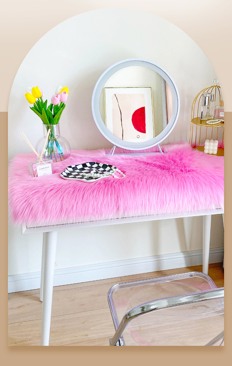 Stuffed Chair Cushion, Dresser, Plush Cushion, Bedside Table Cover, Desktop Decoration, Bedroom Carpet, Living Room Coffee Table Tablecloth