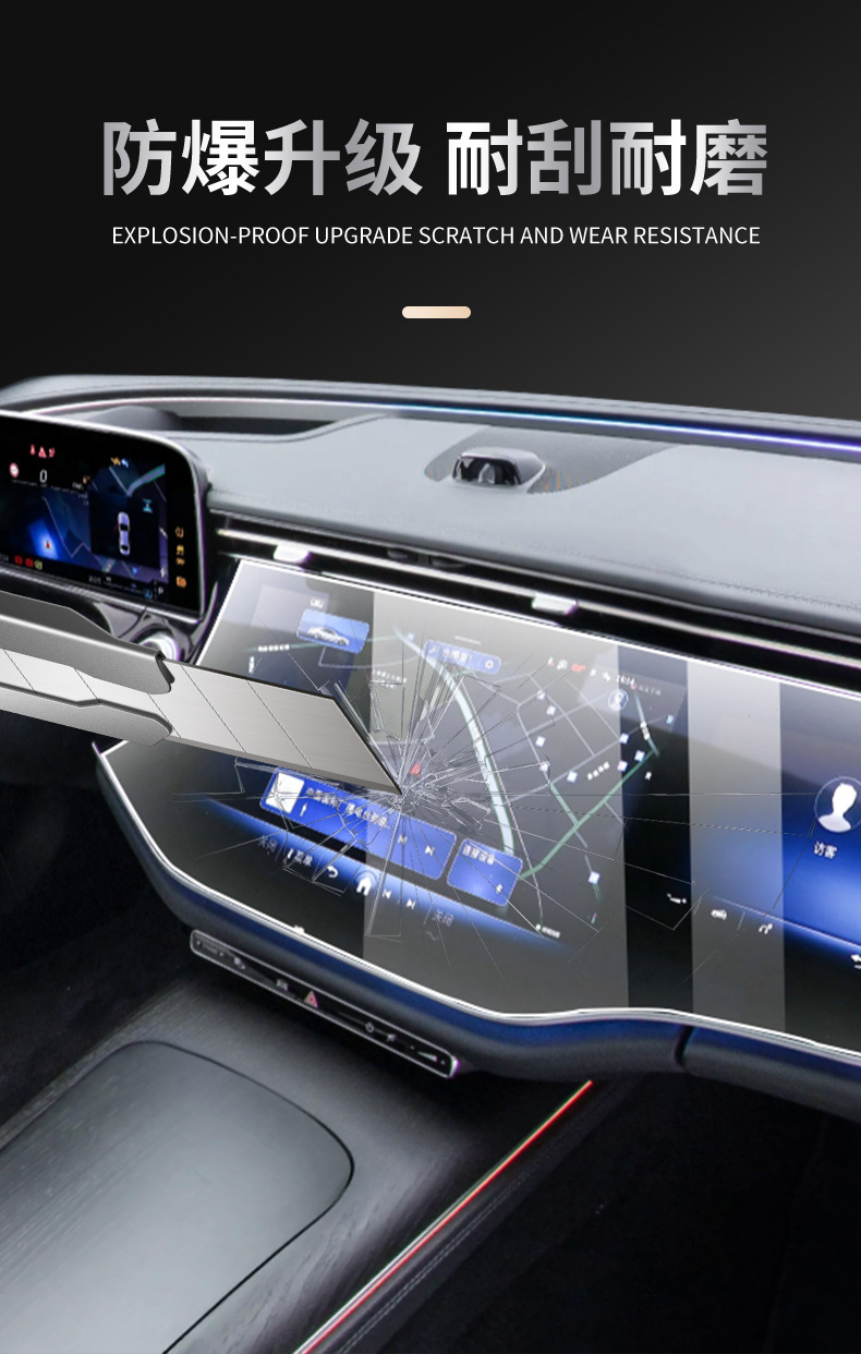 SuitABlE for 24 MErCEdEs-BEnz E-ClAss A/B/C/s-ClAss GLE/glc CEntrAl Control NAvigAtion SCrEEn TEmpErEd Film IntErior ProtECtivE Film