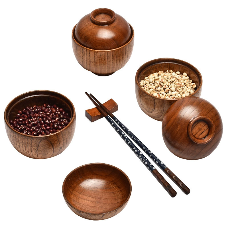 In stock jujube, Japanese style with dishes, cats engraved snack bowls, baby children cover bowl houses, house Japanese -style wooden bowls