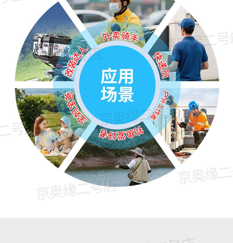 【Full Set of Modifications】Suitable for Ninebot Electric Scooter Trunk Modification and Installation of a Universal Delivery Box