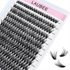 サクラスターLashes240枚40DDIY伪のまつげの単一のクラスターの段阶式の自然な巻きの反りの混合のつるの毛