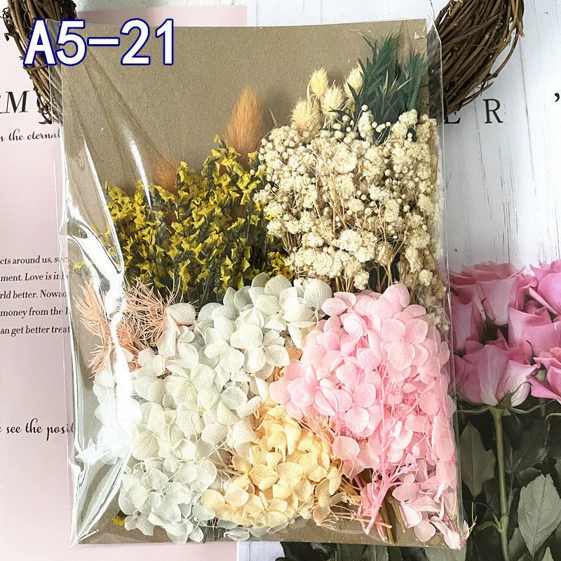 Materials set, postcard flower-shaped, handmade, bouquet, wholesale