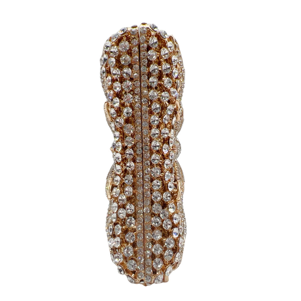 Bolsa de noche de Rhinestone caja cuadrada de crisantemo con diamantes bolsas de banquete de diamantes bolsas de mano de mujer nuevas