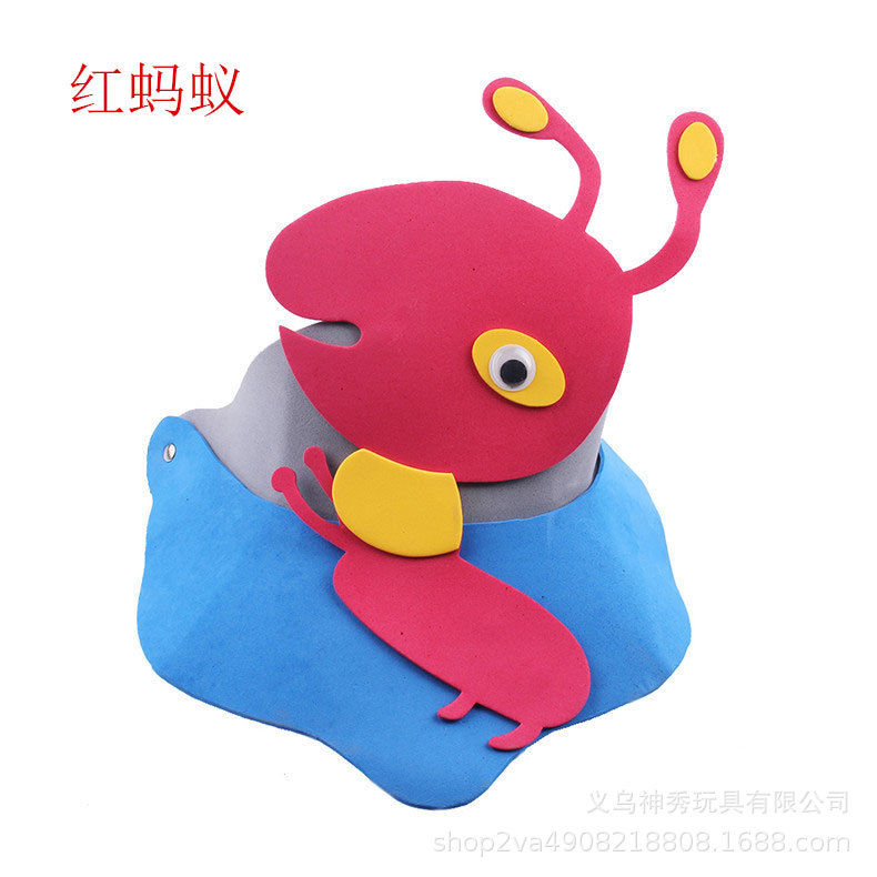 Día del niño Eva sombrero para el sol actividades entre padres e hijos dibujos animados animal tocado doce tocado del zodiaco