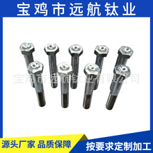 TA2纯钛螺丝钛沉头内六角螺丝平头内六角螺栓平杯螺钉M3M4M5M6M8