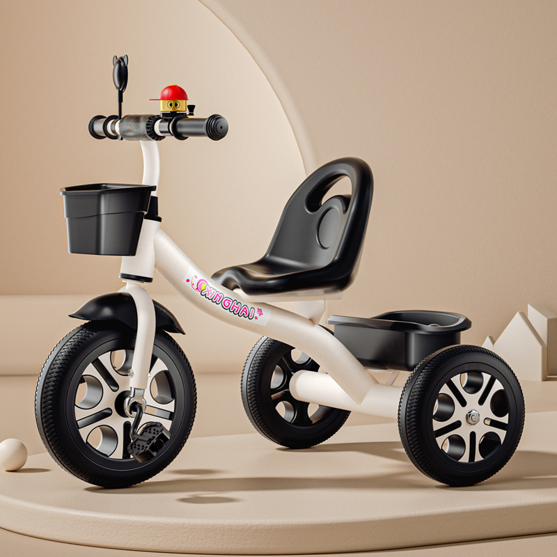 Triciclo infantil 1 - 3 - 2 - 6 años de edad, carro de bebé grande, bicicleta, carro de jardín de infantes image 12