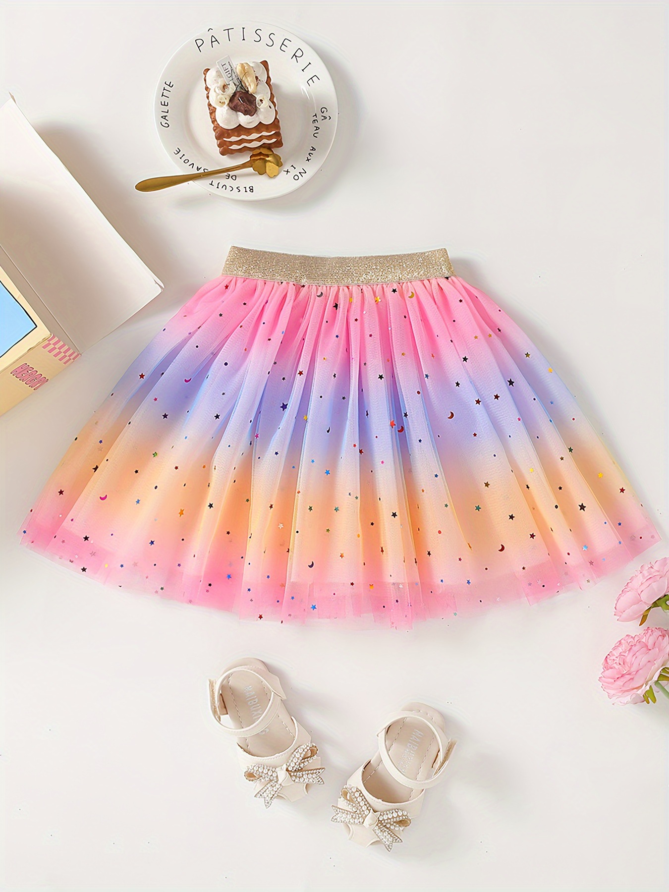 Primavera y otoño niñas falda de cinturón para niños pantalones cortos para niños pantalones de malla para niñas niñas falda de mitad para niños grandes pantalones de cinturón
