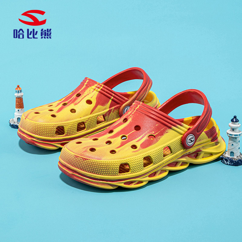 Zapatos para niños de Hobbit Bear Zapatillas para niños Zapatos con agujeros de eva 2024 Sandalias de verano para niñas Zapatos con agujeros de Baotou Zapatos para bebés