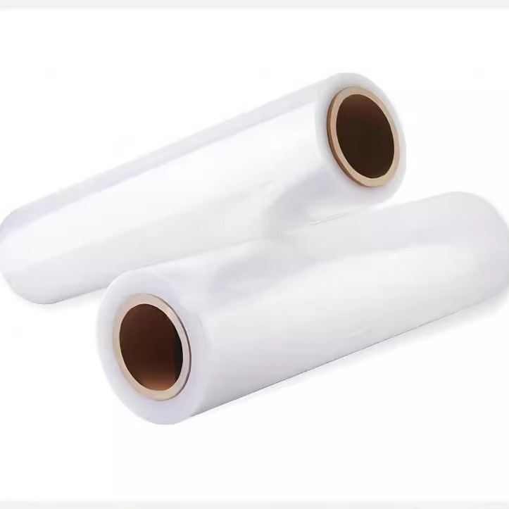 PE película estirable 50cm rollo grande película de embalaje móvil plástico industrial película de estiramiento transparente película protectora de embalaje