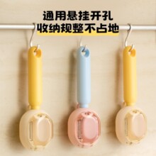 多功能储皮按压削皮刀带收纳仓开孔可视去皮刀厨房家用果皮削皮器