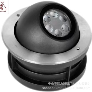 Factory direct supply new adjustable angle buried lamp shell kit outdoor waterproof buried lamp shell kit